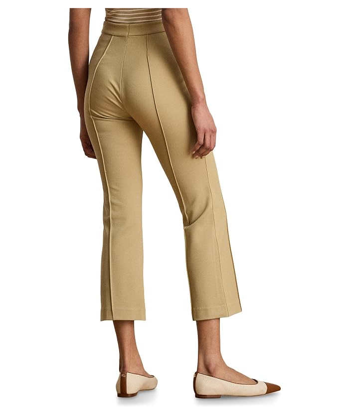 Lauren Ralph Lauren Petite Twill Flare Ankle Pants - Image 3