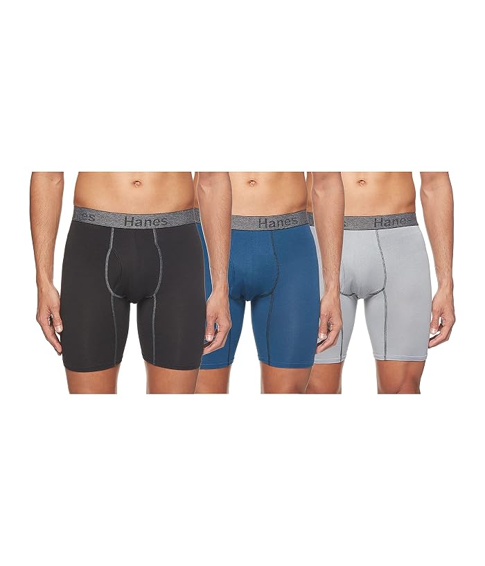 Hanes 3-Pack Comfort Flex Fit Ultra Soft Stretch Boxer Brief, Available in Regular and Long Leg - Image 4