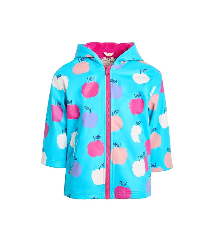 Hatley Kids Apple Orchard Colour Change Rain Coat (Toddler/Little Kid/Big Kid) - Image 4