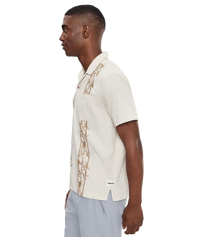 Hurley Sano Camp Embroidered Short Sleeve - Image 3