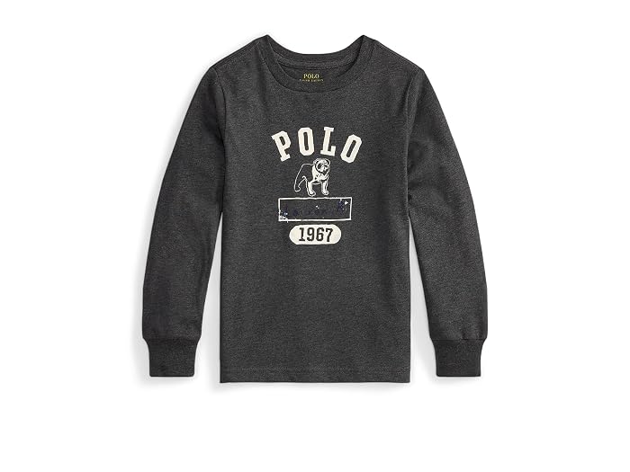 Polo Ralph Lauren Kids Cotton Jersey Graphic Long Sleeve Tee (Toddler/Little Kid)