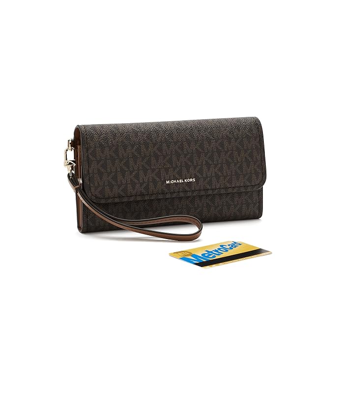 MICHAEL Michael Kors Jet Set Medium Flap Double Zip Wristlet - Image 3