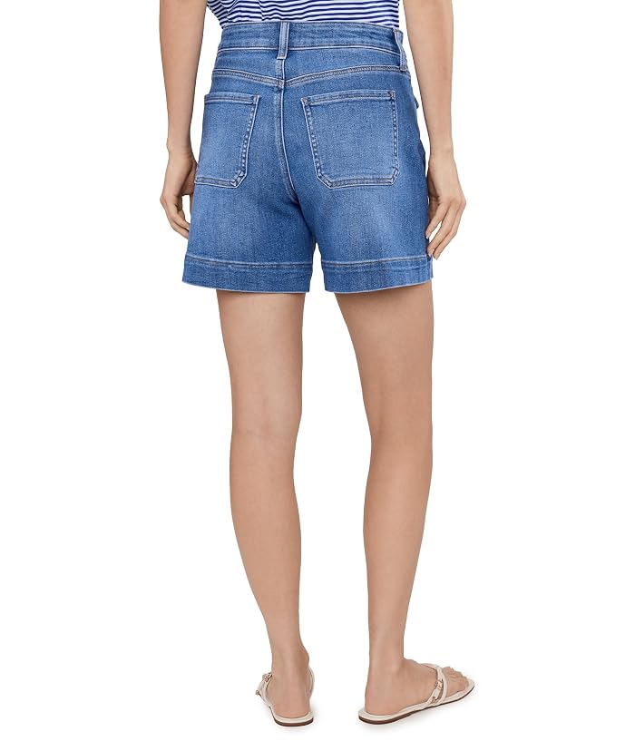 NYDJ Berkyn Relaxed Flap Pocket Denim Shorts - Image 4