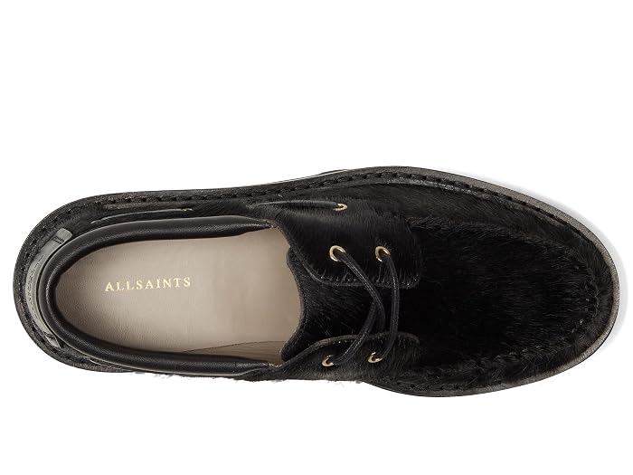 AllSaints Aastha Fur Boat Shoes - Image 2