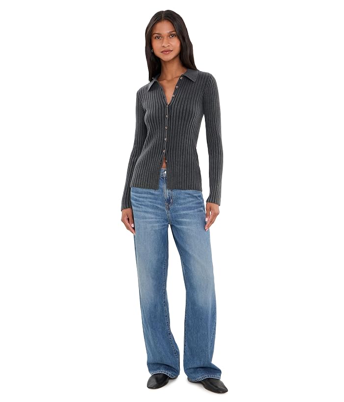 Faherty Sunwashed Cotton Ribbed Cardigan - Image 2