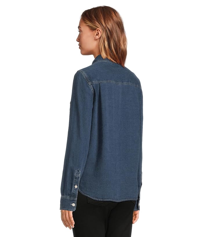Faherty Tried And True Chambray Classic Shirt - Image 3