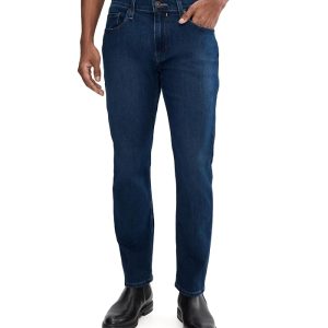 Paige Federal 30" Inseam Transcend Vintage Slim Straight Fit Jeans in Evanston