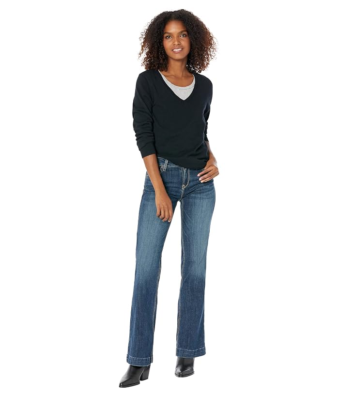 Ariat Trouser Perfect Rise Maggie Wide Leg Jeans - Image 4