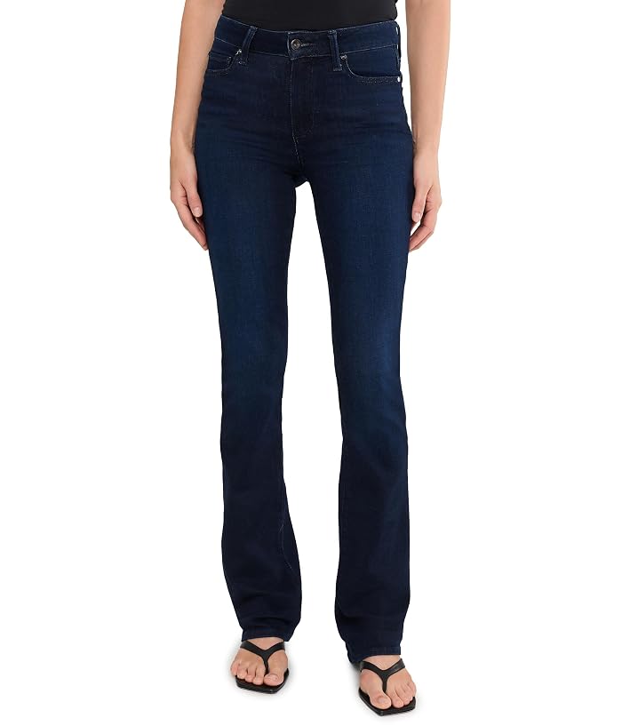 Paige High-Rise Manhattan Boot Reverse Seamed Beltloops in The Forum
