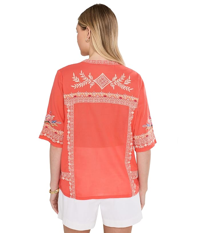 Johnny Was Easy V-Neck Top - Image 4