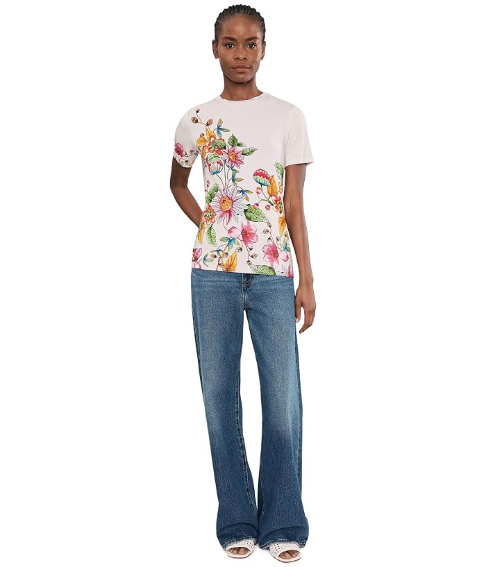 Johnny Was The Janie Favorite Short Sleeve Crew Neck Tee-Orl - Image 2