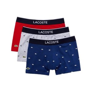 Lacoste Trunks 3-Pack Casual Lifestyle All Over Print Croc