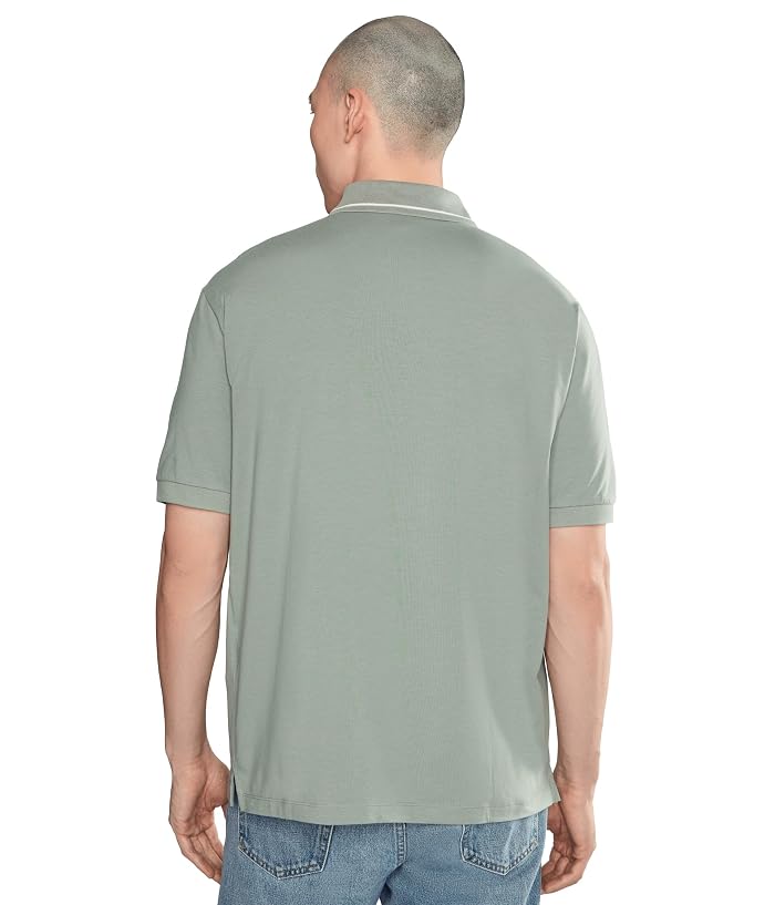 Armani Exchange Stretch Cotton Jersey Polo Shirt - Image 4