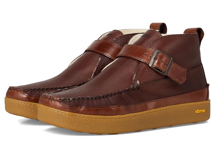 L.L.Bean Lodge Moc Vibram Shearling Buckle Boots