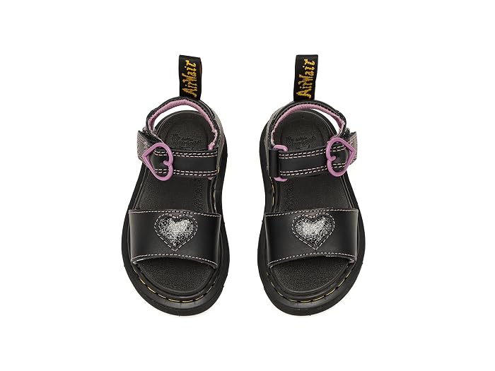 Dr. Martens Kid's Collection Marlowe Hearts II T (Toddler) - Image 2