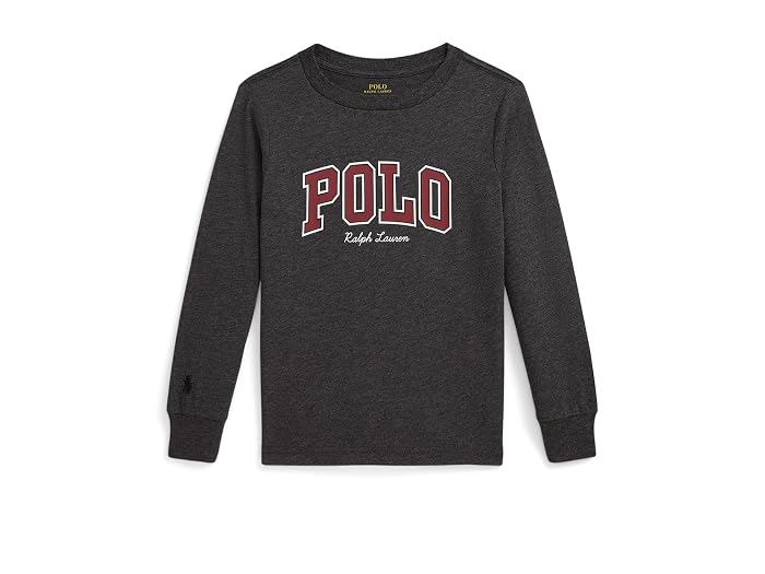 Polo Ralph Lauren Kids Logo Cotton Long Sleeve Tee (Toddler/Little Kid) - Image 4