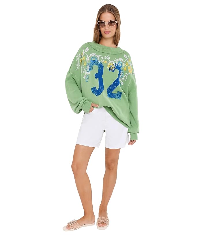 Free People We The Free Palm Spring Turtleneck Graphic Pullover - Image 2