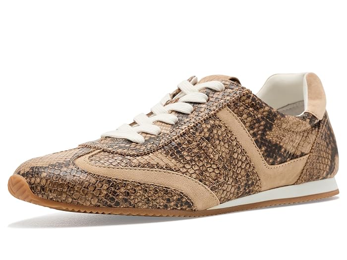 Lauren Ralph Lauren Dani Python-Embossed Low-profile Sneakers