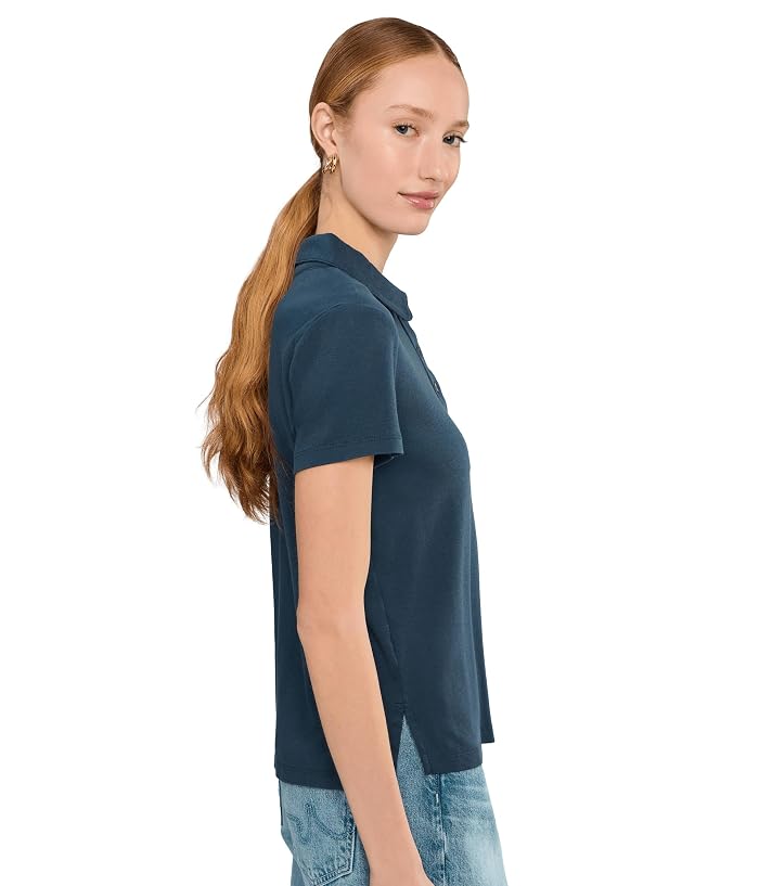 Mod-o-doc Short Sleeve Boxy Polo Tee - Image 3