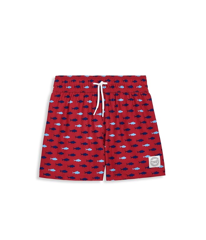 abercrombie kids Core Poly Swim Trunks (Big Kids) - Image 4