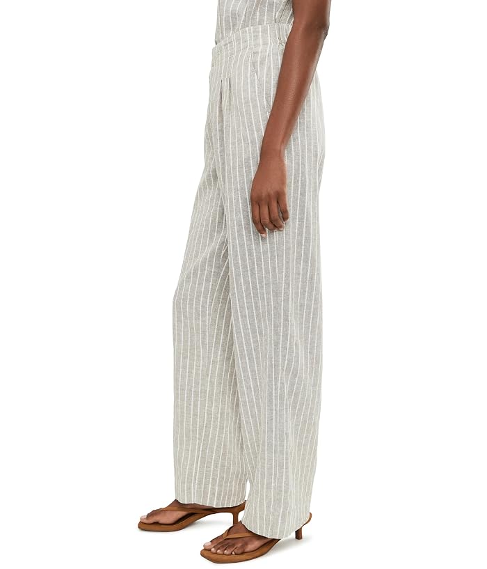 NIC+ZOE Lenox Wide Leg Striped Linen Pants - Image 3