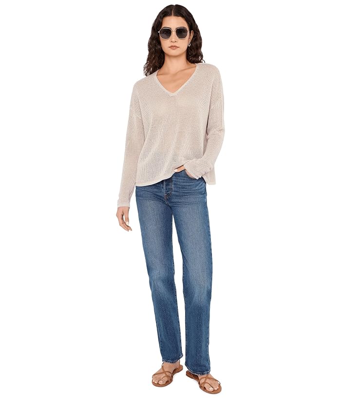 Eileen Fisher Organic Linen Cotton V-Neck Sweater - Image 2