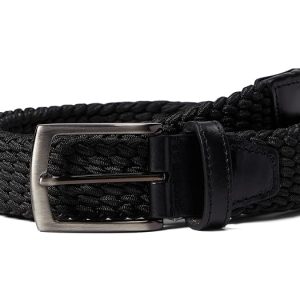 Johnston & Murphy Woven Stretch Knit Belt