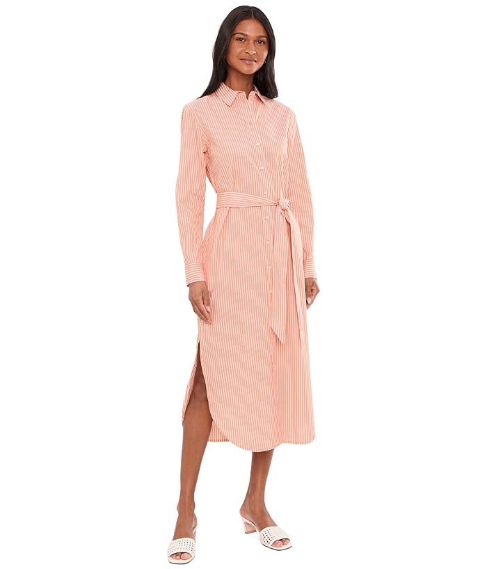 Lauren Ralph Lauren Striped End-On-End Cotton Shirtdress