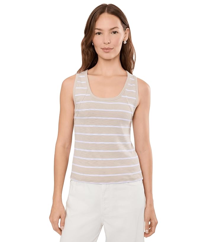 Lilla P Striped Wide Strap Tank