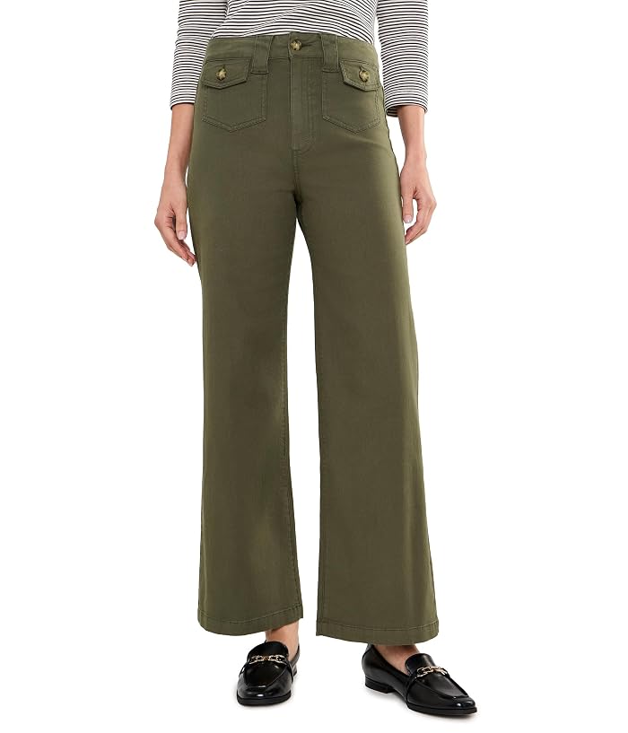 Paige Ari with Flap Patch Pockets in Vintage Forester Green