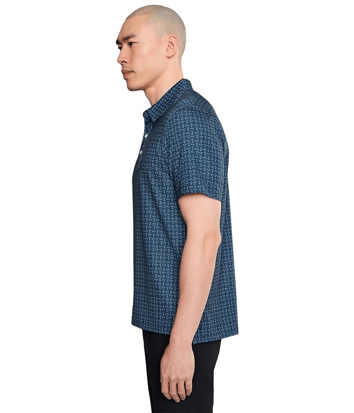 L.L.Bean Comfort Stretch Performance Party Polo Short Sleeve Print - Image 3
