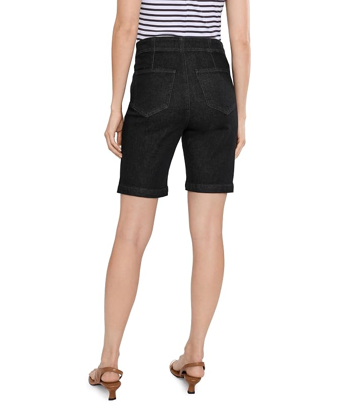 NYDJ Ella Denim Button Welt Pocket Shorts - Image 4