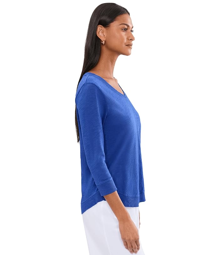 Elliott Lauren Garment Dye Tees - V-Neck 3/4 Sleeve Tee - Image 3