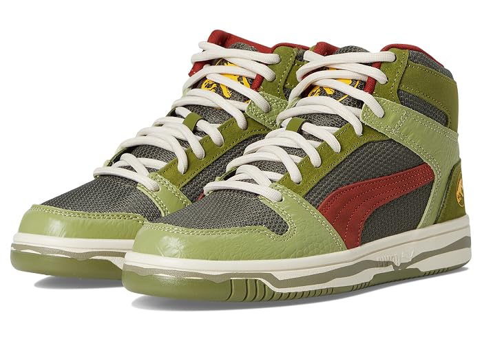 PUMA Kids Rebound Layup Mid Jurassic World Shoes (Big Kid)