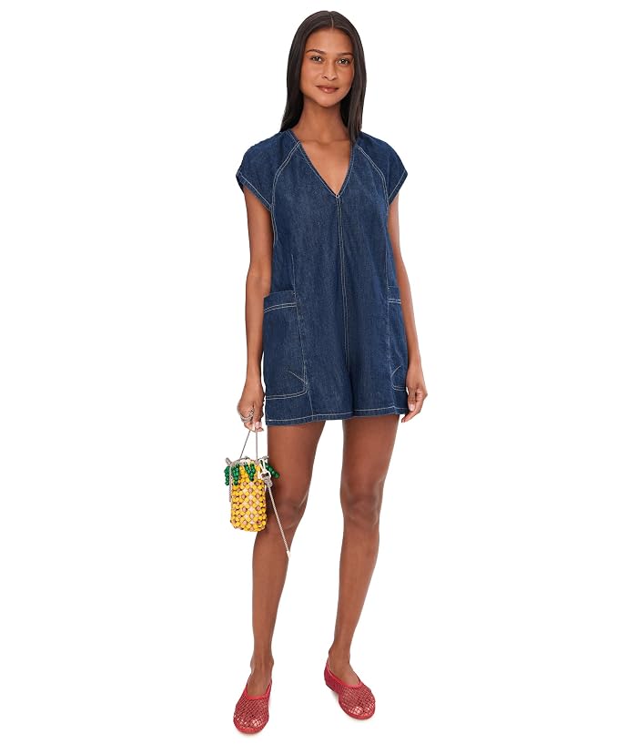 Free People Free Fall Denim Rompers - Image 2