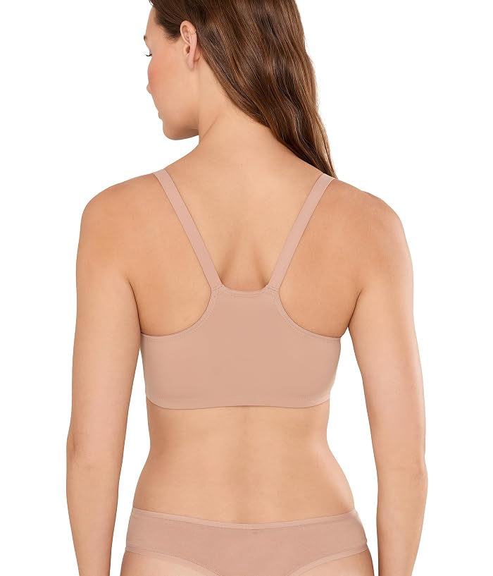 Natori Pretty Smooth Zip Front Close Pocketed Wireless Bra - Image 3