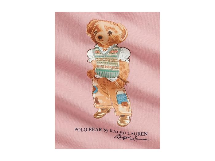 Polo Ralph Lauren Kids Polo Bear Cotton Jersey Peplum Tee (Infant) - Image 3