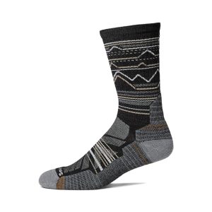 Smartwool Performance Hike Light Cushion Mountain Range Pattern Crew