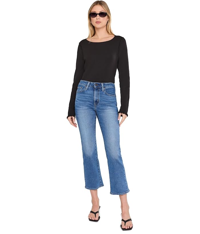 Michael Stars Kit Flared Sleeve Long Sleeve Boatneck - Image 2