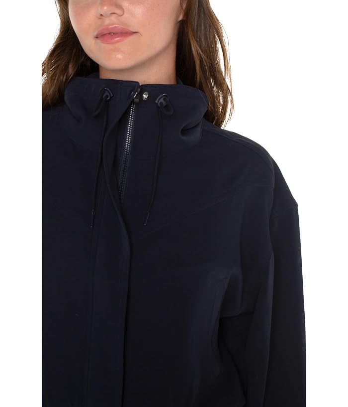 Liverpool Los Angeles Zip Up Dolman Sleeve Matte Sateen Jacket - Image 3