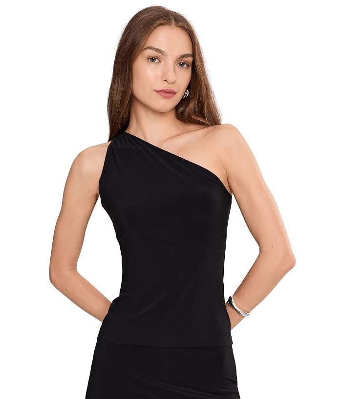 Norma Kamali One Shoulder Top