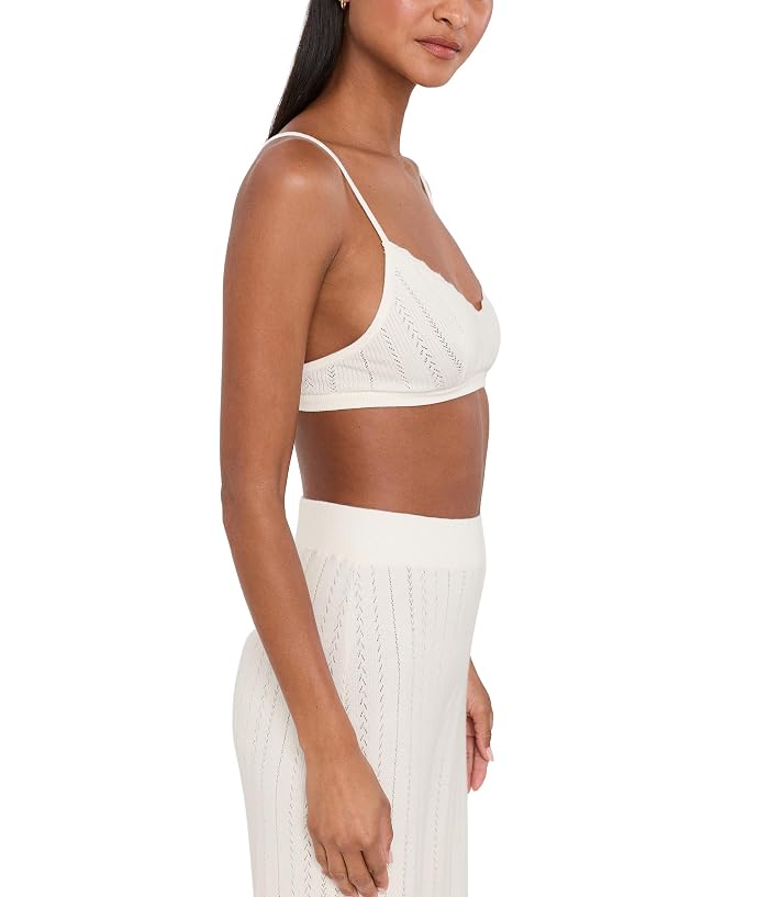 Eberjey Pointelle Sweater Bralette - Image 3