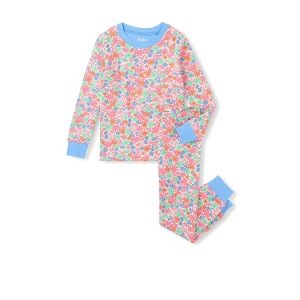 Hatley Kids Whimsical Flowers Cotton Pajama Set (Toddler/Little Kid/Big Kid)