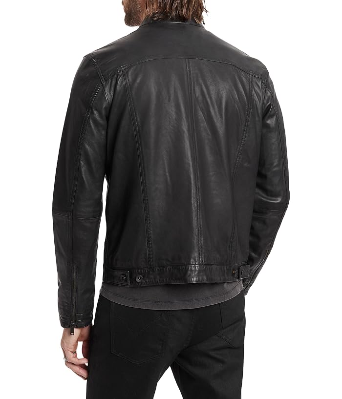 John Varvatos BRANDO BAND COLLAR JACKET - Image 2