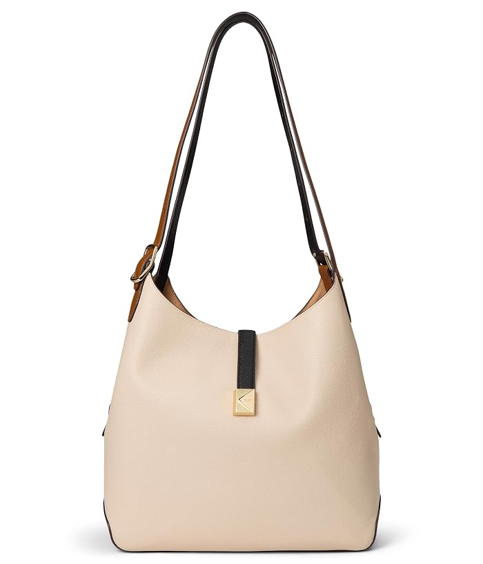 Kate Spade New York Deco Colorblocked Pebbled Leather Large Shoulder Bag - Image 4