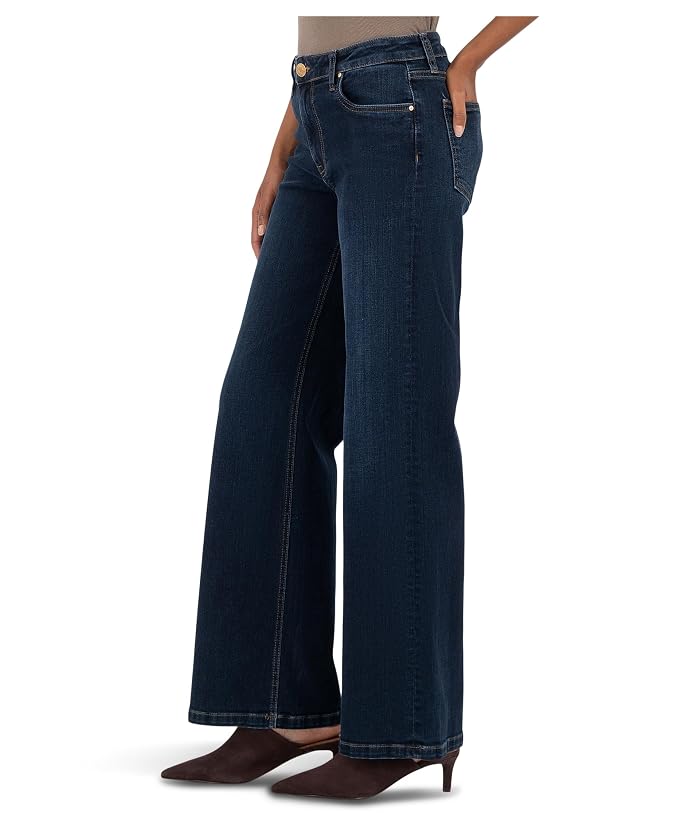 KUT from the Kloth Jeans High-rise Wide Leg Clean Hem In Attributable - Image 2