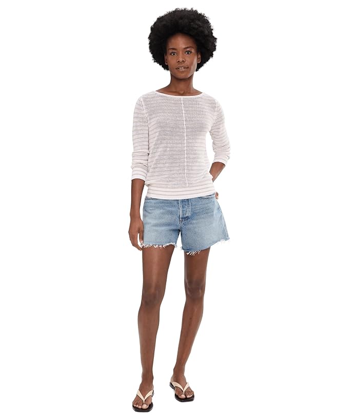 Tommy Bahama Cedar Linen Stripe Bateau Neck Sweater - Image 2