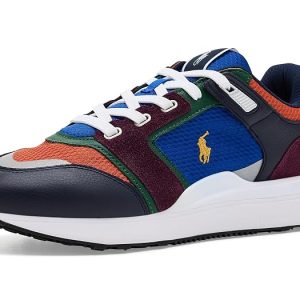 Polo Ralph Lauren Train 89 V2 Suede-Paneled Sneakers