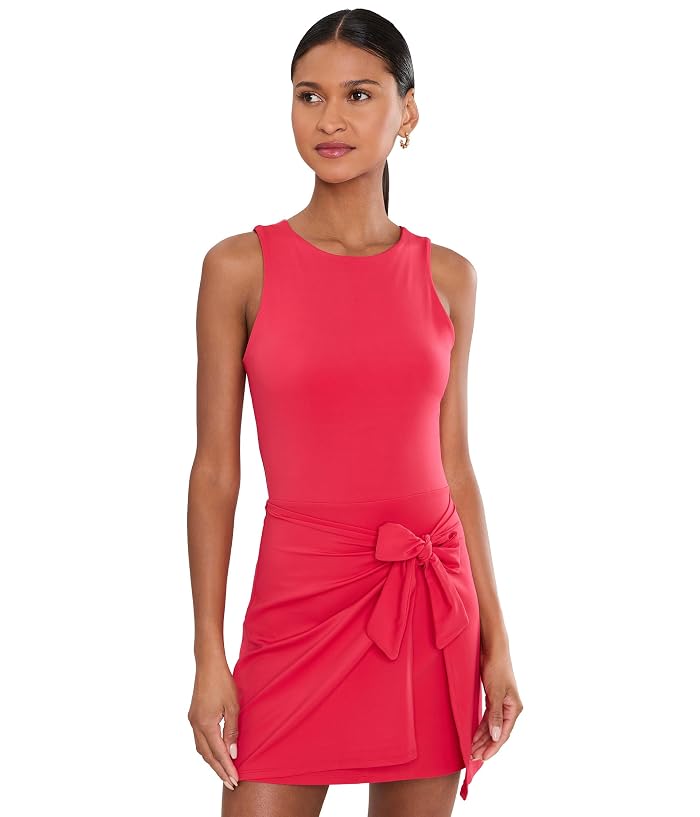 Beyond Yoga Serene Jersey Flex Wrap Mini Dress