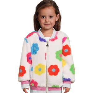 Lola and The Boys Rainbow Daisy Bomber (Toddler/Little Kid/Big Kid)